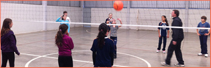 Alunos da Escolinha de Voleibol participam de atividades
