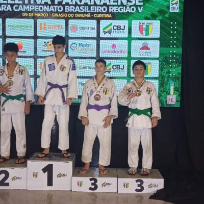 Judoca do Colégio Guairacá, Henrique Nascimento Lemos conquista vitória invicta no Paranaense