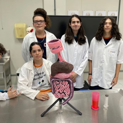 Ciências e Saúde: estudantes criam maquetes sobre o sistema digestório